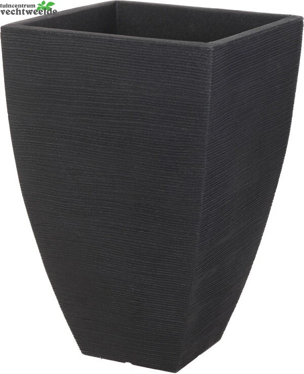 BLOEMPOT GERIBBELD QUADR 40CM 1 BLOEMPOT GERIBBELD QUADR 40CM
