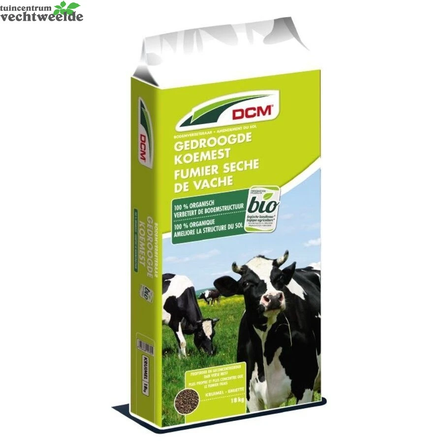 DCM Gedroogde Koemest 18 Kg 1 DCM Gedroogde Koemest 18 Kg
