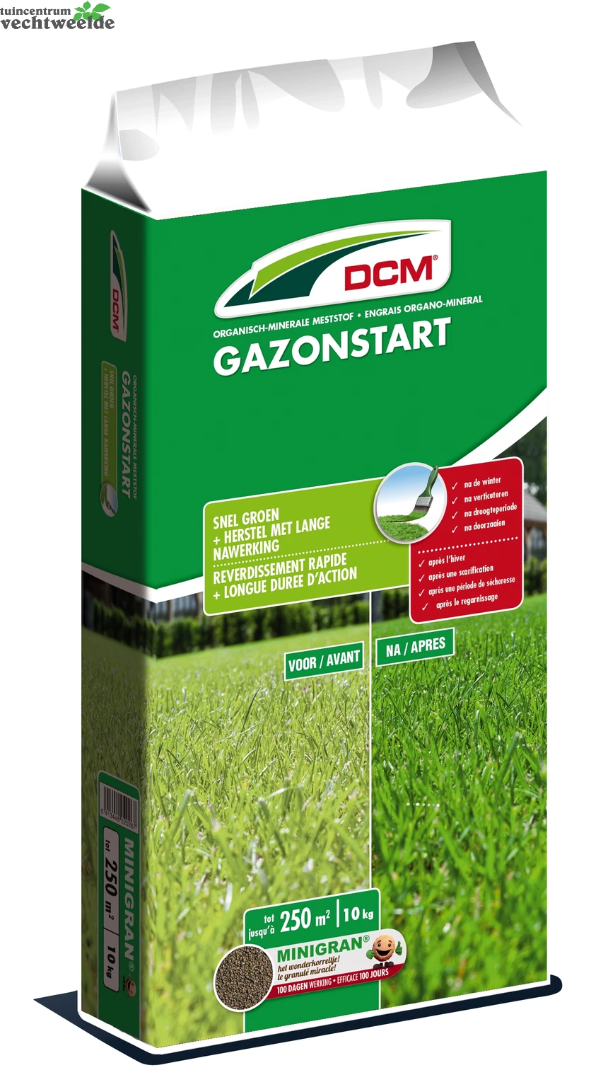 DCM Meststof Gazonstart 10 Kg 1 DCM Meststof Gazonstart 10 Kg