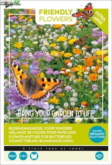 Friendly Flowers Xl Vlinders 50m2 1 Friendly Flowers Xl Vlinders 50m2