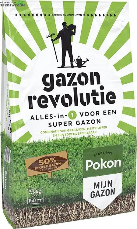 Pokon Gazon Revolutie 7.5kg 1 Pokon Gazon Revolutie 7.5kg
