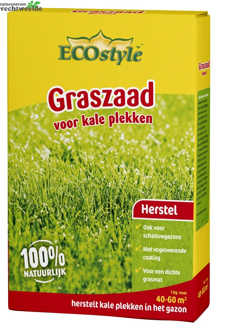 Ecostyle Graszaad Herstel 1Kg 40-60m² 1 Ecostyle Graszaad Herstel 1Kg 40-60m²