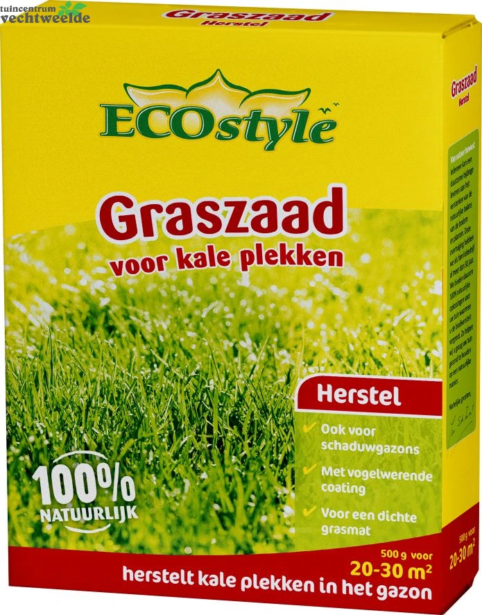 Ecostyle Graszaad Herstel 500gram 20-30m² 1 Ecostyle Graszaad Herstel 500gram 20-30m²