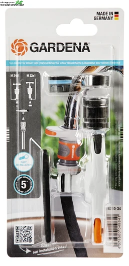 Gardena Kraanverbindingsstuk Binnenshuis 4 Gardena Kraanverbindingsstuk Binnenshuis - Afbeelding 4