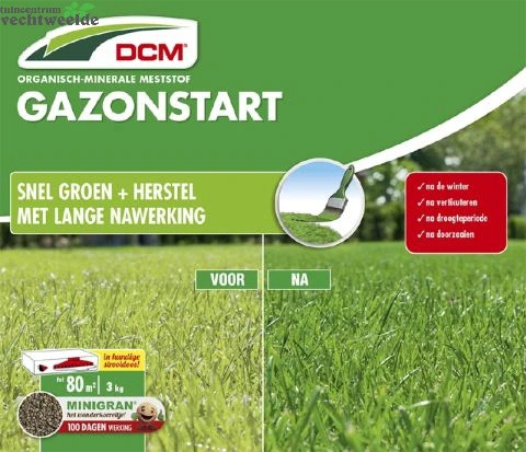 DCM Meststof Gazonstart 3Kg 2 DCM Meststof Gazonstart 3Kg - Afbeelding 2