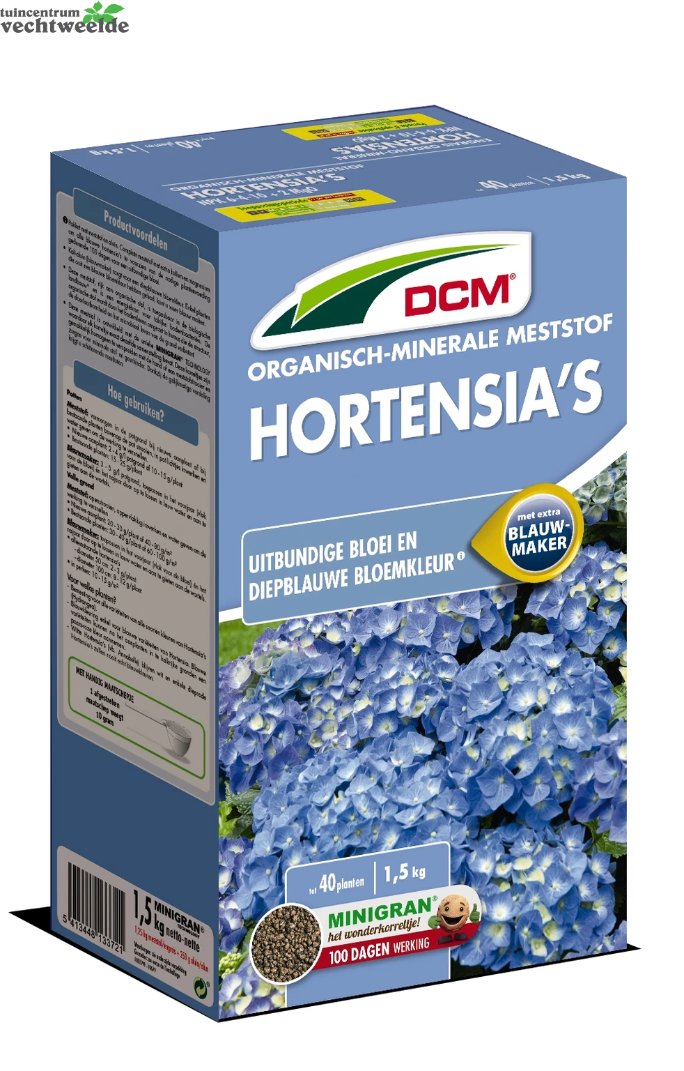 DCM Meststof Hortensia Blauw 1.5 Kg 1 DCM Meststof Hortensia Blauw 1.5 Kg