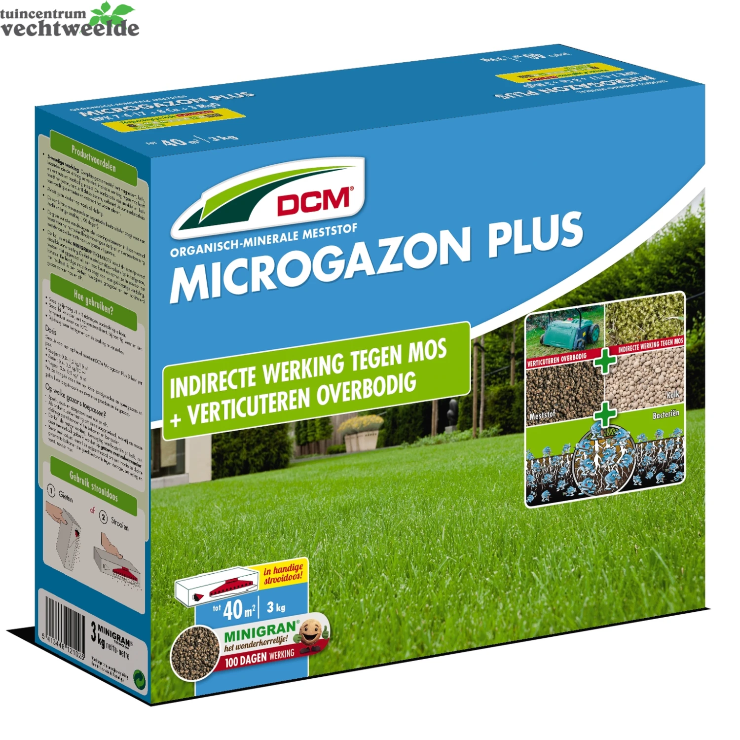 DCM Meststof Microgazon Plus 3Kg 1 DCM Meststof Microgazon Plus 3Kg