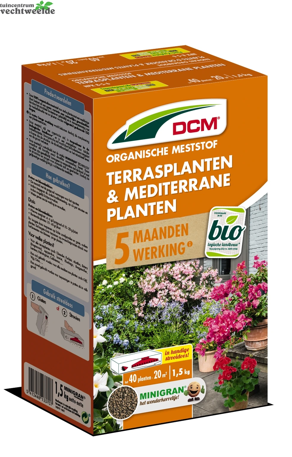 DCM Meststof Terr&medi Pl 1.5 Kg 1 DCM Meststof Terr&medi Pl 1.5 Kg