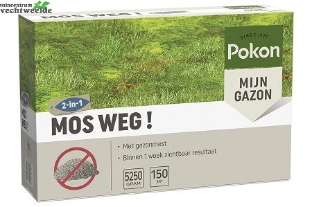 Pokon Mos Weg! 150 M2 5250 Gram 1 Pokon Mos Weg! 150 M2 5250 Gram