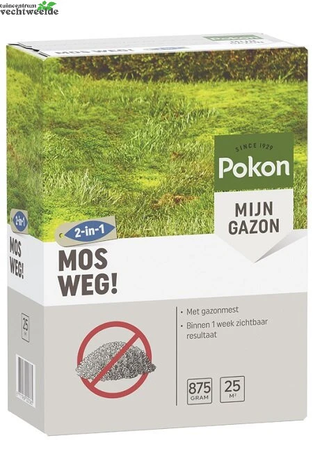 Pokon Mos Weg! 25 M2 875 Gram 1 Pokon Mos Weg! 25 M2 875 Gram