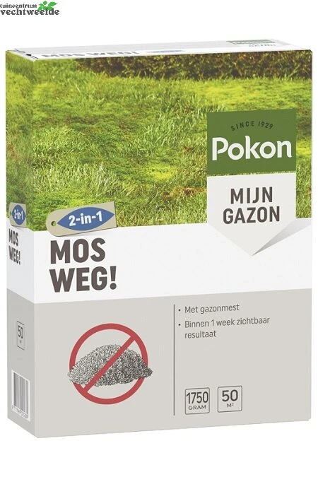 Pokon Mos Weg! 50 M2 1750 Gram 1 Pokon Mos Weg! 50 M2 1750 Gram