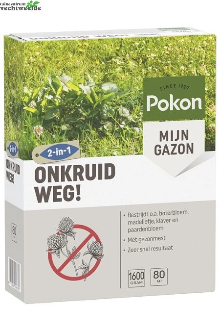 Pokon Onkruid Weg! 80 M2 1600 Gram 1 Pokon Onkruid Weg! 80 M2 1600 Gram