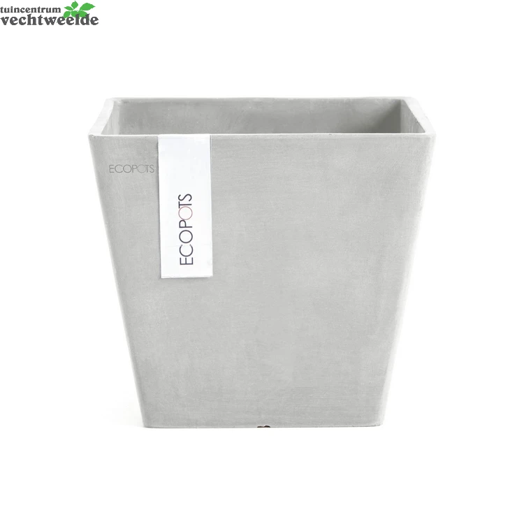 Pot Rotterdam Witgrijs L20b20cmh18 1 Pot Rotterdam Witgrijs L20b20cmh18