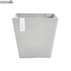 Pot Rotterdam Witgrijs L30b30h27cm