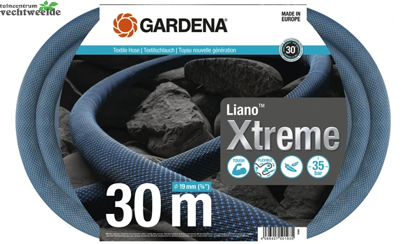 Gardena Textielslang Lianoa Xtreme 30m 3/4 1 Gardena Textielslang Lianoa Xtreme 30m 3/4